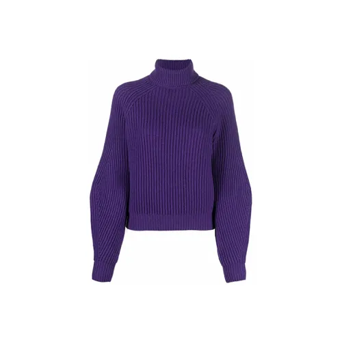 SIMONE ROCHA Свободный крой Свитер Женский Фиолетовый
