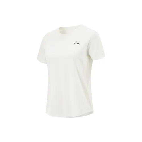 LINING Fitness Series T-Shirt Женская Айвори