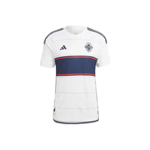 Adidas Vancouver Whitecaps FC 23 24 Дом Аутентичный Футбол Джерси Мужской Белый