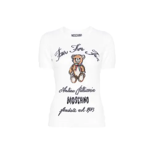 MOSCHINO Белый Женские Свитеры