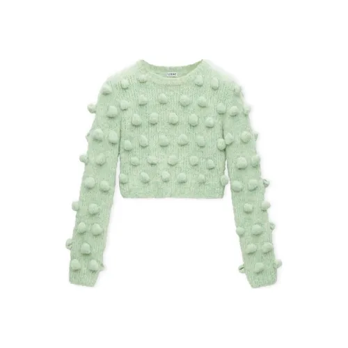 LOEWE SS24 Свитер Женский Мятно-Зеленый