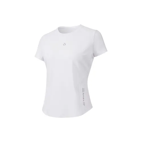 TITIKAACTIVE Чисто Белый Женские T-рубашки