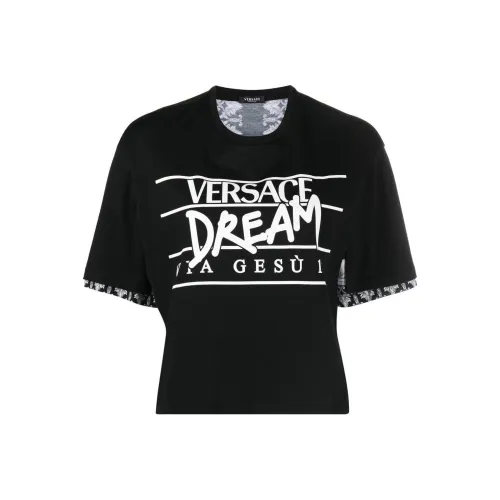 VERSACE Черные Женские Футболки