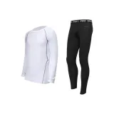 Комплект одежды (Белый топ + Черные штаны)