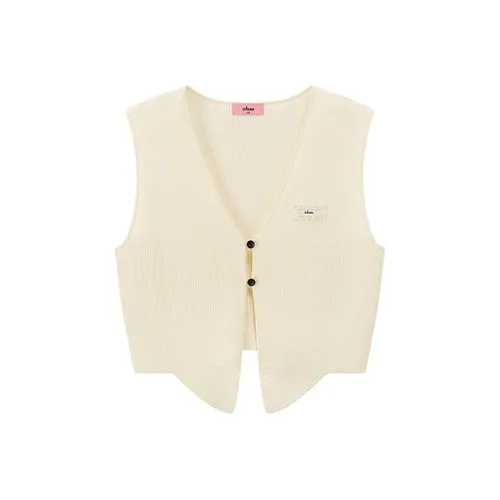 CHUU Майка Женская Белая Абрикос