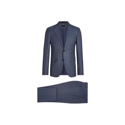 Zegna Бизнес-костюм мужской 2 штуки синий