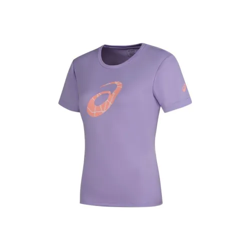 ASICS SPIRAL GRAPHIC T-Shirt Женская Фиолетовая