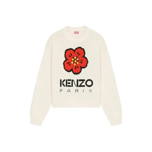KENZO Экрю Женские Свитеры