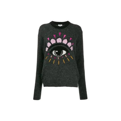KENZO Серые Женские Свитеры