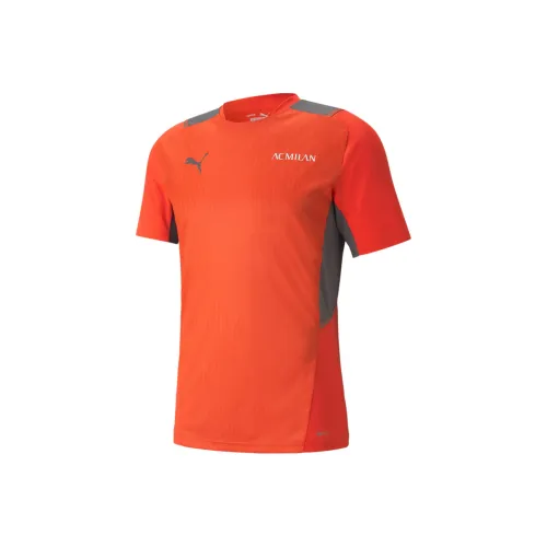 PUMA AC MILAN 22 23 Тренировочный комплект Джерси Футбол Джерси Мужской Апельсин