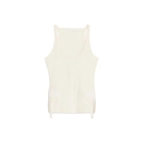 ZARA Майка Женская Натуральный Белый