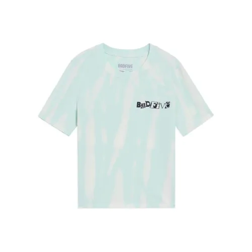 LINING Зеленый Tie Dye Женские Футболки