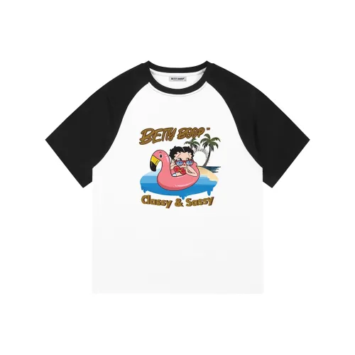 Betty Boop T-Shirt Унисекс Белый