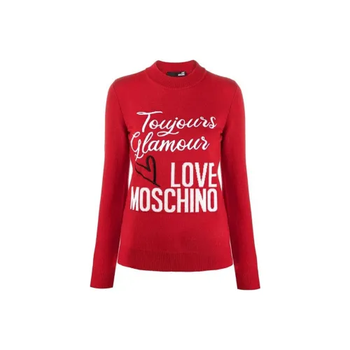 MOSCHINO Красный Женские Свитеры