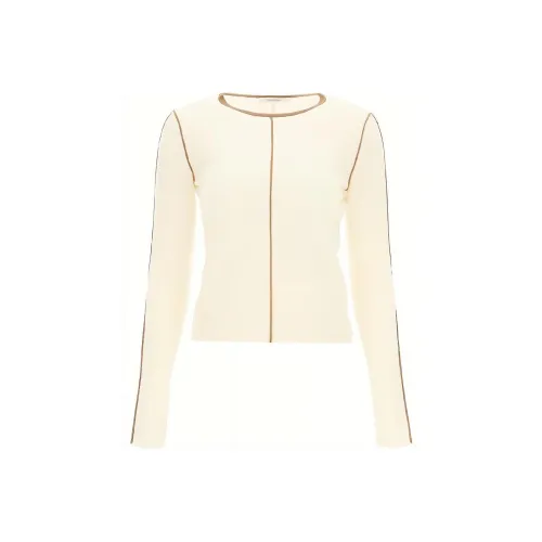 MaxMara Экрю Женские Свитеры