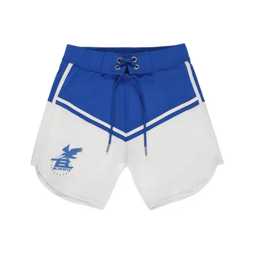 BLUESFLY Спортивные шорты Мужские Белый и Синий