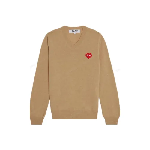 COMME DES GARCONS SHIRT Верблюжий Женские Свитеры