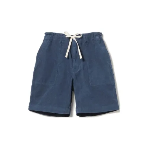 BEAMS Повседневные шорты Мужские Морской синий