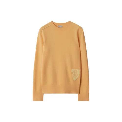 Burberry FW24 Свитер Женские Лепесток Желтый