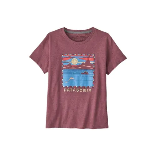 Patagonia Yulex Evening Фуксия Evening Розово-фиолетовый Женские T-рубашки