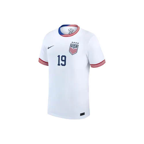 Nike Crystal Dunn USWNT 2024 Stadium Away Футбол Джерси Мужской Белый