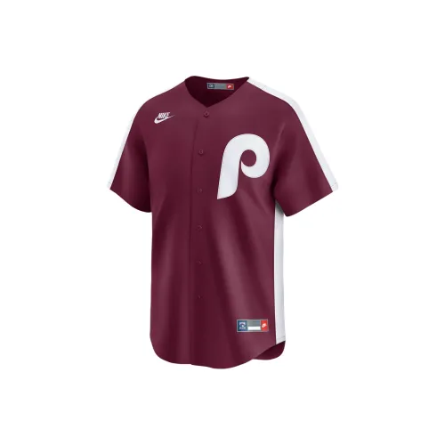 nike x MLB Philadelphia Phillies Cooperstown Футбол Джерси Philadelphia Phillies PHILLIPS Мужской Каштановый