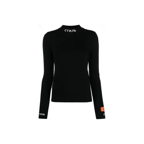 HERON PRESTON Черные Женские Свитеры