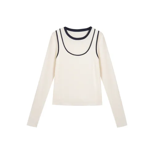 ZIHAN Белые Женские Футболки