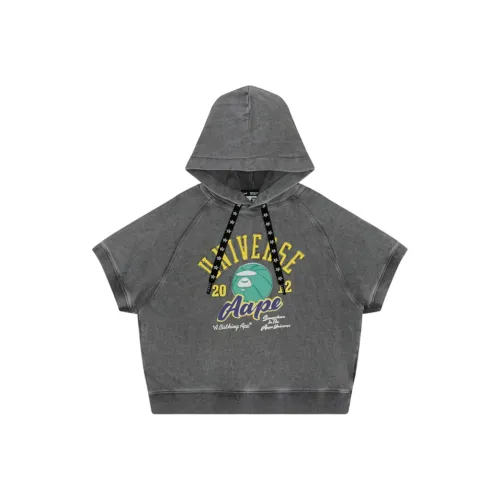 Aape Реглан-рукав Т-рубашка Женская Средняя Серая