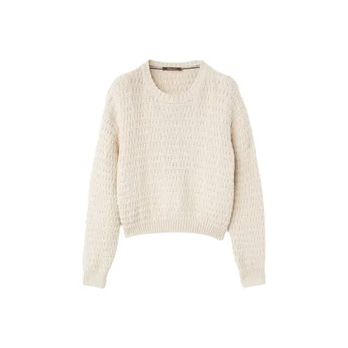 Loro Piana Экрю Женские Свитеры