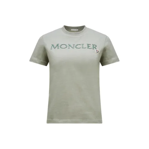 Moncler Шалфейно-зеленые Женские Т-рубашки