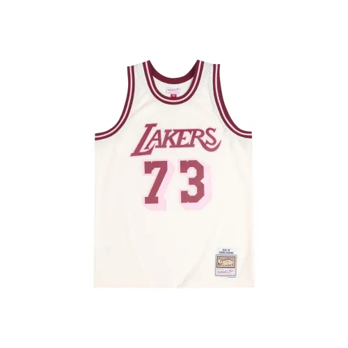 MITCHELL NESS Баскетбольная Джерси 98 99 Сезон Los Angeles Lakers Dennis RODMAN Размер 72 Унисекс Белый