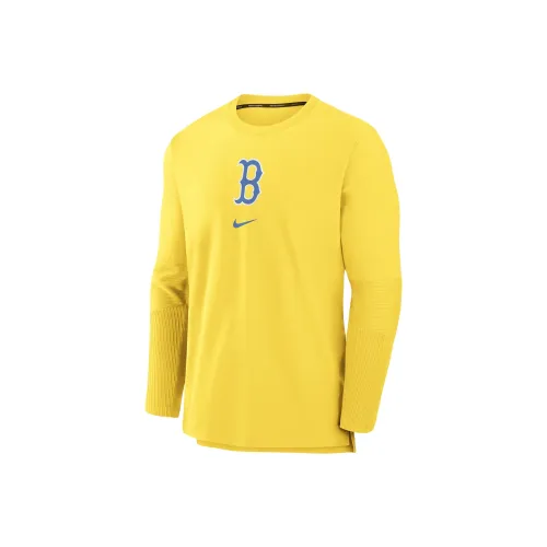 Nike x MLB Футбол Джерси Boston Red Sox Мужской Золотой