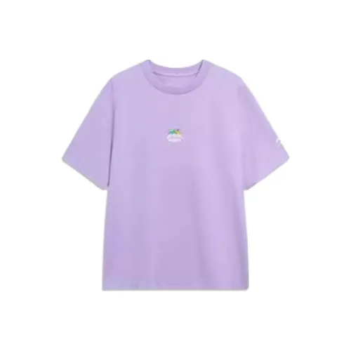 LINING Sports Life Collection T-Shirt Женская Верошиний Фиолетовый