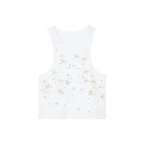 SANDRO Белые Женские Майки