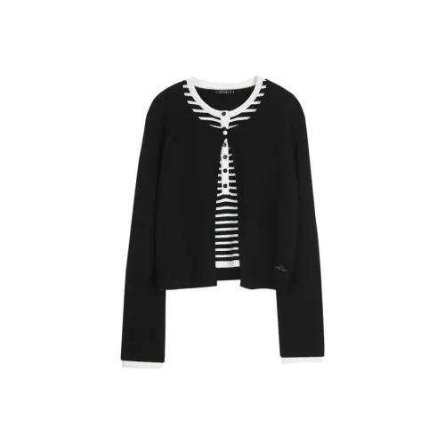 ELLE Черные Женские Свитеры