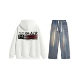 Set (White Top + Nostalgic Blue Jeans)  
Комплект (Белый Топ + Ностальгические Синие Джинсы)