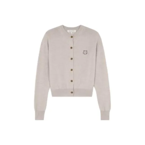 Maison Kitsune Бежевые Женские Свитеры