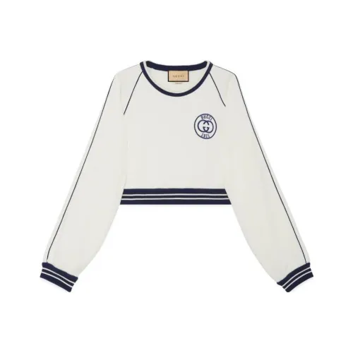 GUCCI Белый Женские Короткие Топы