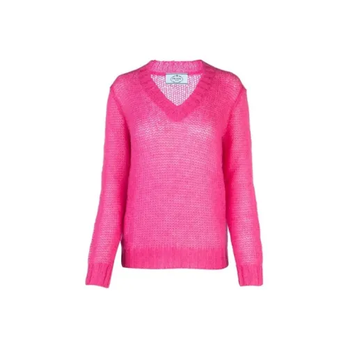PRADA Розовые Женские Свитеры