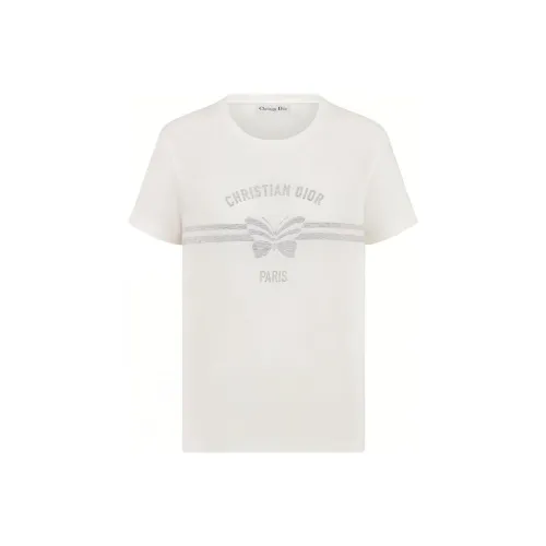 DIOR Белые Женские T-рубашки