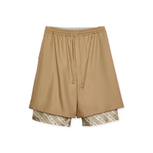 LOEWE SS24 Повседневные шорты Мужские Тауповый