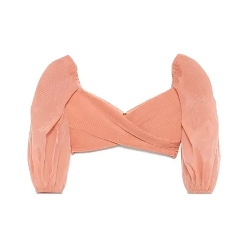 Zimmermann SS25 CROP TOP Женский Персиково-Оранжевый