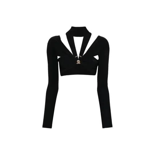 Roberto Cavalli SS24 CROP TOP Женские Черный