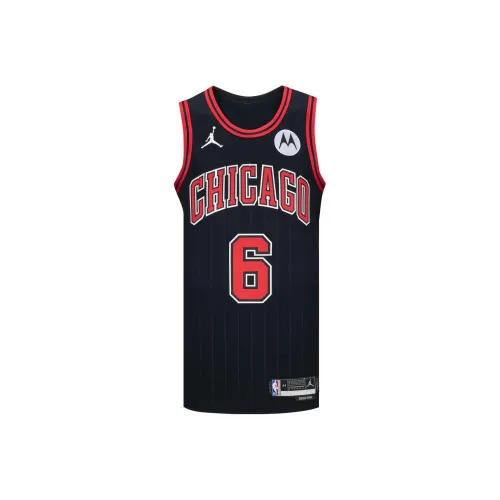 Jordan Air Джордан x NBA Баскетбольная Джерси Chicago Bulls Алекс Caruso Мужской Черный