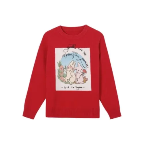 SEIFINI Рождественский красный Женские Свитеры