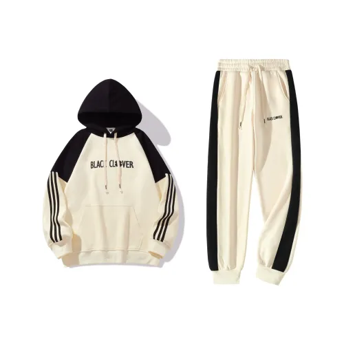 Черный клевер Свитшот Комплект Унисекс