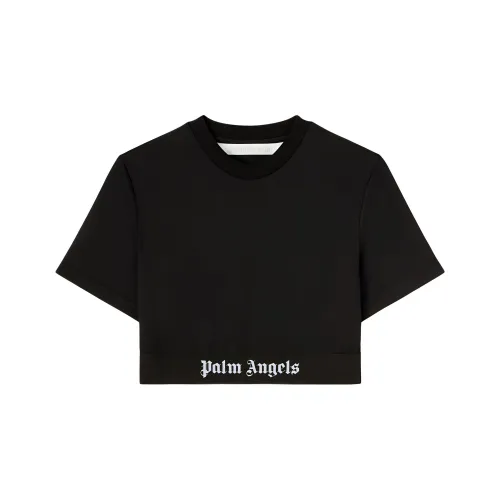 PALM ANGELS T-Shirt Женская Черная