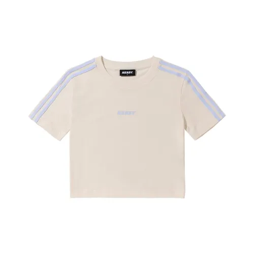 Nerdy Крем Женские Короткие Топы