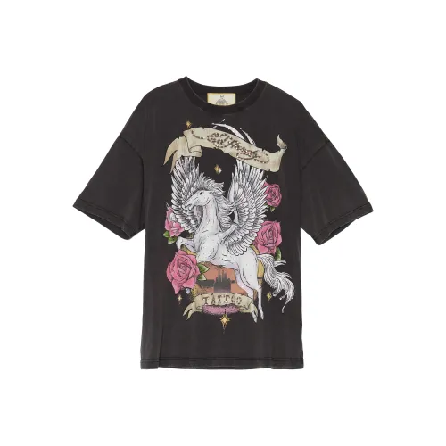Ed Hardy Прямой крой T-рубашка Женская Черная
